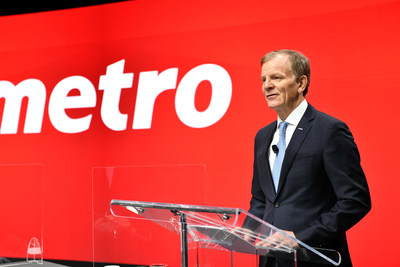 Eric La Flèche, President and CEO, METRO, at the Annual General Meeting of Shareholders, January 25, 2022. (CNW Group/METRO INC.)