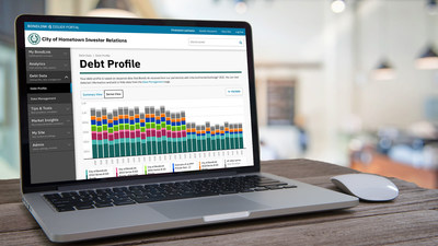 BondLink's Debt Profile tool, located in the Issuer Portal, equips finance professionals with an on-demand view of all their outstanding debt, including principal, interest, maturity, coupon, and payments.