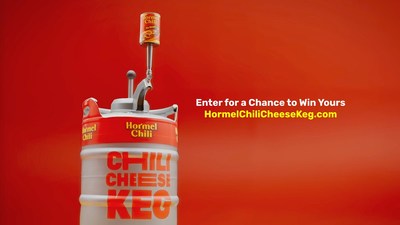 THE MAKERS OF HORMEL® CHILI CREATE FIRST-EVER CHILI CHEESE KEG