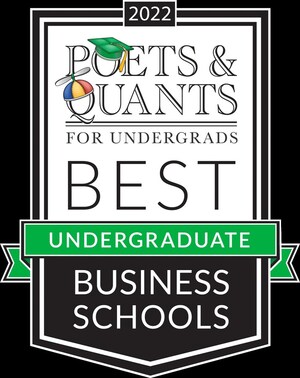 Poets&amp;Quants for Undergrads™ Names Best Undergraduate Business Schools for 2022 in Exclusive Rankings