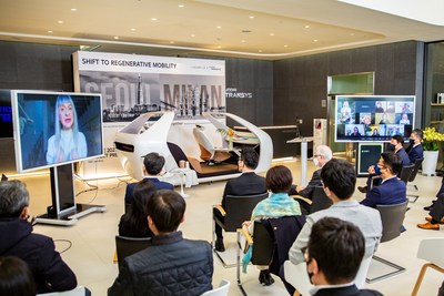 Hyundai Transys held a preview event for the future mobility seat concept that it will exhibit at Lineapelle 2022.