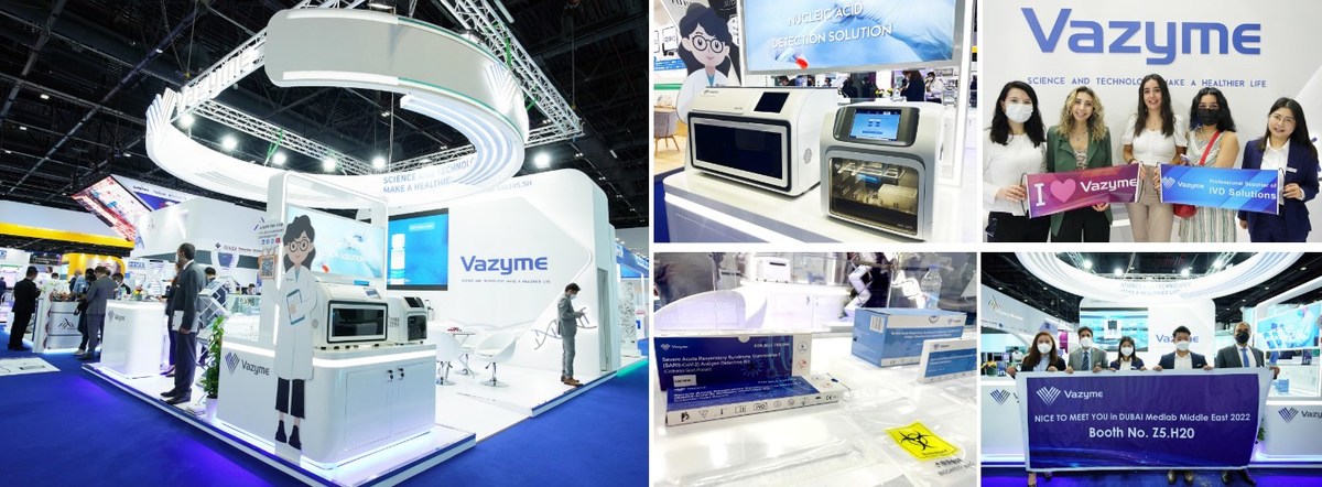 Ready to Enter the Middle East Market, Vazyme Showcases Its COVID-19 Testing Solutions at Medlab Middle East 2022 - Vimarsana News