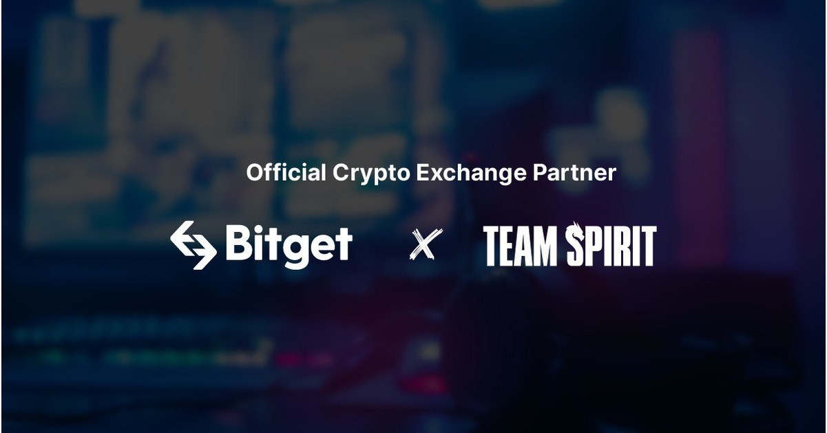 Bitget Announces Sponsorship Deal with Team Spirit as Official Crypto Partner