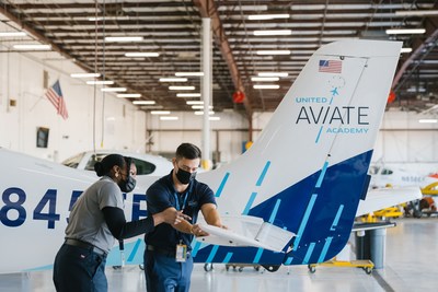 Students at the United Aviate Academy train for their future pilot careers