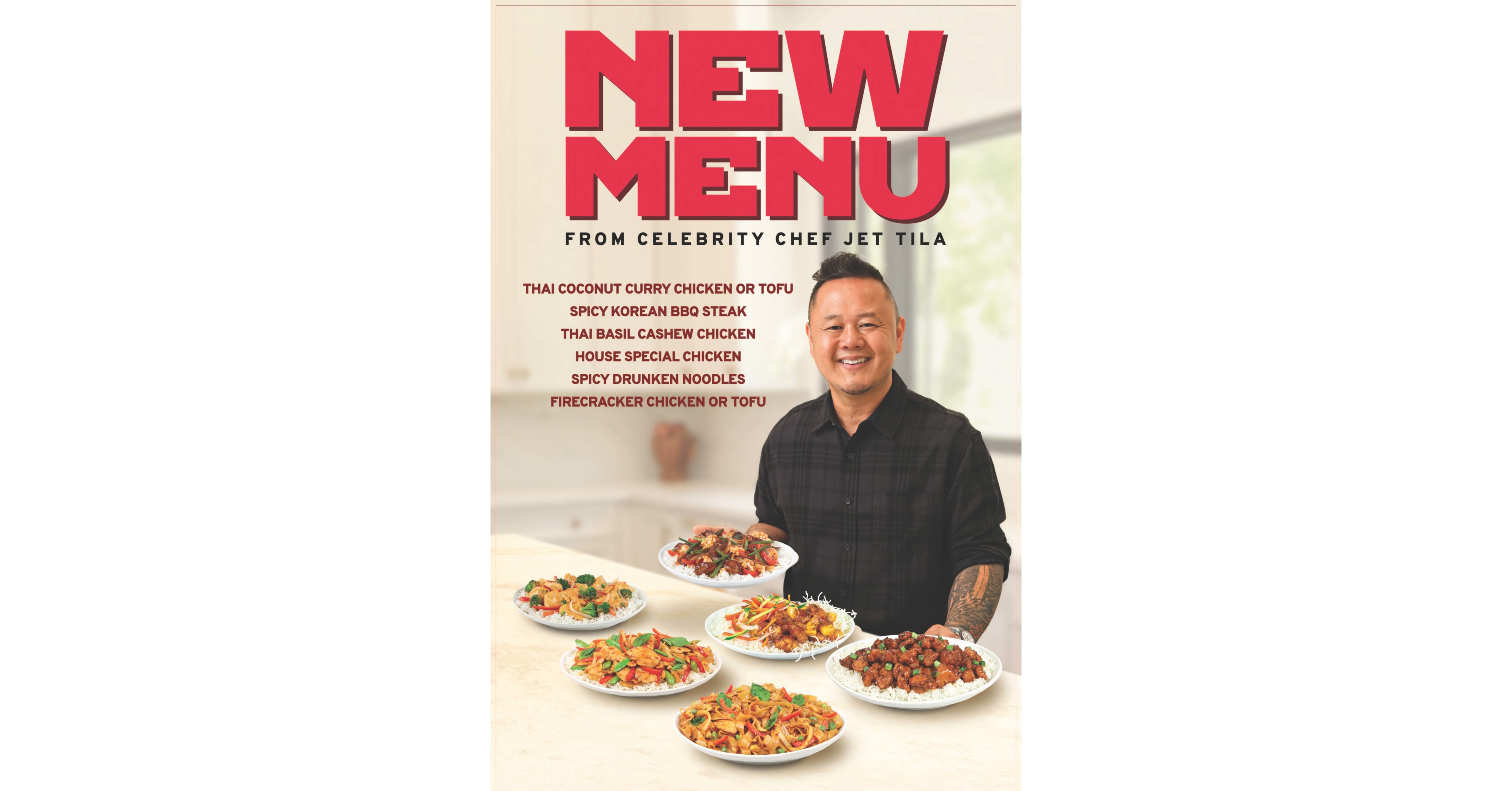 Pei Wei and Celebrity Chef Jet Tila Partner on Culinary Innovation and Menu  Relaunch