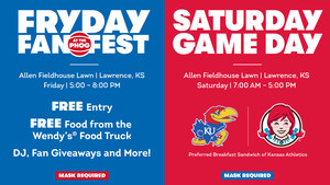 Wendy's Teams Up with Kansas Athletics to Celebrate Upcoming Jayhawks Basketball Game Against University of Kentucky