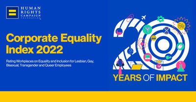 Human Rights Campaign Foundation Corporate Equality Index 2022 Logo