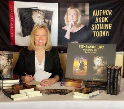 Award-winning author Ann W. Jarvie will be signing her new thriller, The Woods of Hitchcock, and her debut novel, The Soul Retrieval, on Feb. 12, 2022 at Barnes & Noble/Desert Ridge in Phoenix, AZ, from 1:00-4:00 p.m.