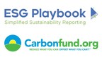 ESG Playbook &amp; Carbonfund.org Announce Partnership to Deliver ESG Reporting Solutions and Carbon Offsets