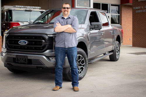 Michael Cary, a firefighter at Enka-Candler Fire and Rescue in Buncombe County, a newlywed, and foster dad is the winner of a 2021 Hybrid Ford F-150 truck, the main prize from the Civic Federal Credit Union Torque & Pork contest. Michael Cary, a firefighter at Enka-Candler Fire and Rescue in Buncombe County, a newlywed, and foster dad is the winner of a 2021 Hybrid Ford F-150 truck, the main prize from the Civic Federal Credit Union Torque & Pork contest.