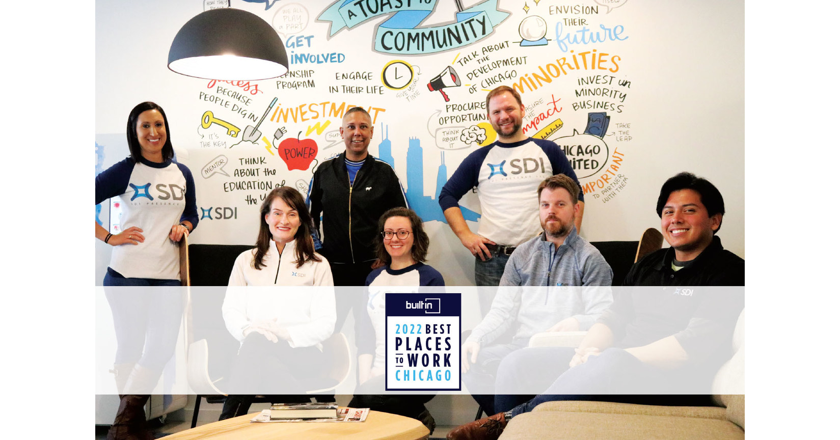 SDI Presence Named Built In Chicago's Best Place to Work For Third