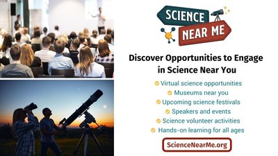 Start searching on ScienceNearMe.org !