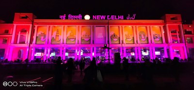 New Delhi Railway Station in India