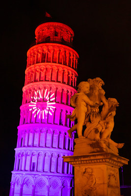 Torre inclinada de Pisa (créditos: Vanessa Salvati) (PRNewsfoto/World NTD Day)