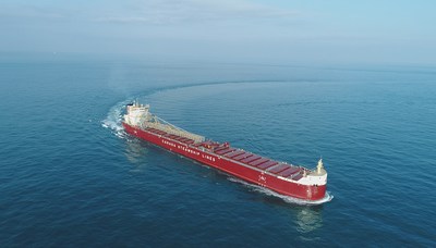 M/V Nukumi sets sail on maiden voyage. (CNW Group/The CSL Group Inc.)