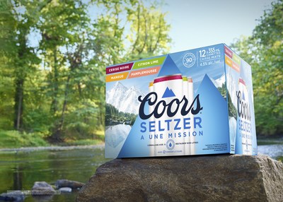 Coors Seltzer: L'eau ptillante alcoolise avec une mission (Groupe CNW/Molson Coors Canada)