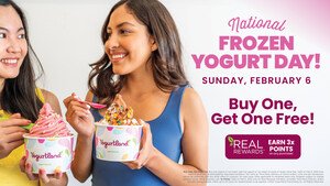 Love Is in the Air with Yogurtland's New Chocolate Covered Strawberry Flavor and Promotions Throughout the Month