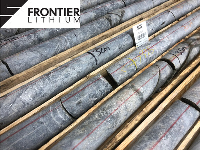 Frontier Lithium, Spark Pegmatite drill core. (CNW Group/Frontier Lithium Inc.)