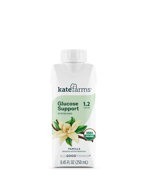 Kate Farms Launches Glucose Support 1.2, the First Plant-based, Organic Nutrition Shake for Those with Diabetes