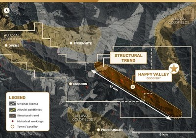 Figure 1: Happy Valley Mining Centre Structural Trend (CNW Group/E79 Resources Corp.)