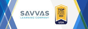 Savvas Learning Company Named Recipient of 2022 Top Workplaces USA Award