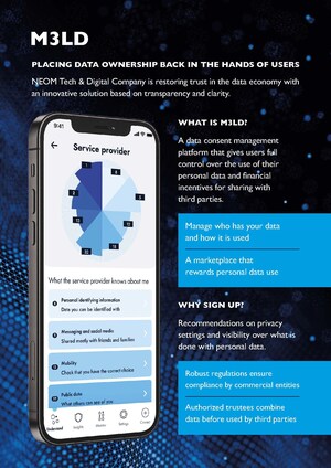NEOM Tech &amp; Digital Co. announces M3LD - a groundbreaking platform enabling users to control and earn from personal data
