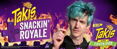 Takis® teams up with video gaming superstar Tyler "Ninja" Blevins for a flavorful giveaway