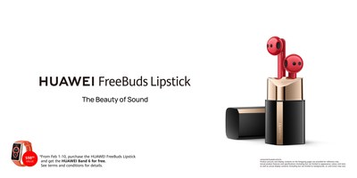 Revolutionary stylish HUAWEI FreeBuds Lipstick with