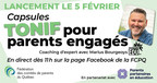 Lancement de capsules pour les parents engagés dans des comités - Un événement rassembleur pour les parents francophones du Canada