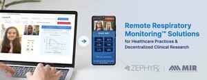 ZEPHYRx and MIR Join Forces to Market Remote Respiratory Monitoring Solutions to Healthcare Practices and Decentralized Clinical Research