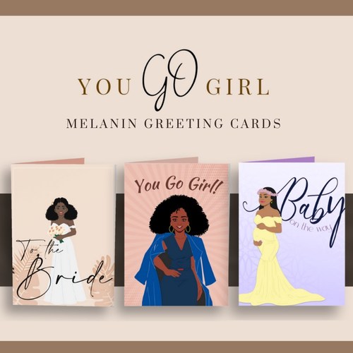 You Go Girl Greeting Cards