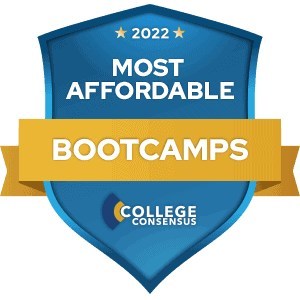 College Consensus Most Affordable Bootcamps for 2022 Badge