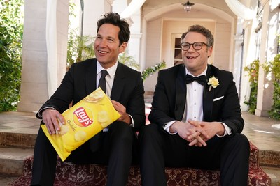 Seth Rogen and Paul Rudd “Stay Golden” While Walking Down Memory Lane in Lay’s® New Super Bowl Campaign