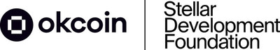 Okcoin and Stellar Development Foundation logos