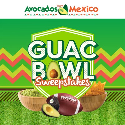 Guac Bowl Sweepstakes, visit avocadosfrommexicocontest.ca/en or follow Avocados From Mexico Canada on Facebook. (CNW Group/Avocados from Mexico)
