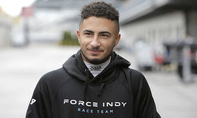 Force Indy Driver Ernie Francis, Jr. (PRNewsfoto/Force Indy Race Team)
