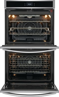 The new Frigidaire Gallery double wall oven earned its 5-star consumer  rating because of its Air Fry, Steam Bake and Slow Cook features. Not only do these offer ways to eat healthier at home, but they also eliminate the need for expensive, bulky countertop air fryers and crockpots, saving consumers both kitchen space and money.