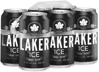 Laker Ice 6x355mL Pack (CNW Group/Waterloo Brewing Ltd.)