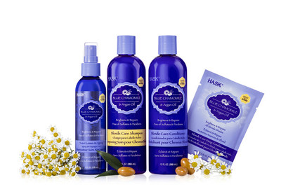 HASK Blue Chamomile and Argan Oil Blonde Care Collection