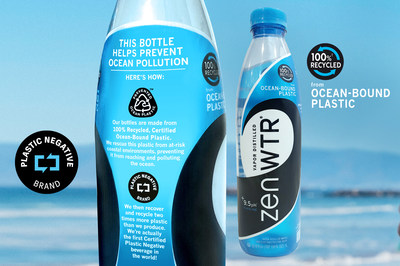 ZenWTR Becomes First Beverage Brand To Receive Plastic Negative Certification