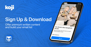 Creator Economy Platform Koji Announces "Sign-Up and Download" App