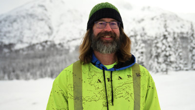 Located 100 miles north of Anchorage, Alaska, there is a group of hard-working, NFL football-loving, ice road trucking, gold miners who do not have access to The Big Game given their remote location. Pictured: Rick Harris, Alaska