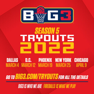 BIG3 Announces Expanded Open Tryouts Ahead Of Fifth Season