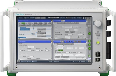 The PCI-SIG® has adopted the Anritsu Signal Quality Analyzer-R MP1900A BERT
for its new compliance test program.