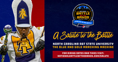 National Battle of the Bands: A Salute to the Battle film featuring North Carolina A&T State University, The Blue and Gold Marching Machine