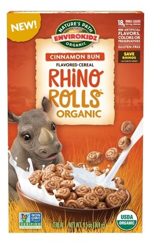 Crunchy, cinnamon-y buns of goodness, that also help save vulnerable Rhinos!