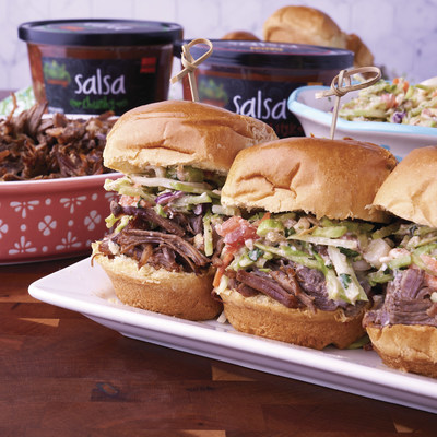 Pulled Beef and Slaw Sliders