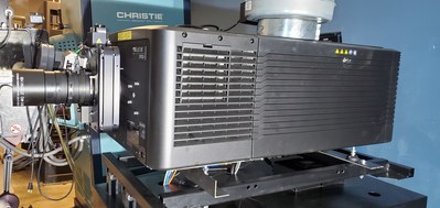 This Christie digital projector is among the late model digital laser and cinema projectors available in Tiger's Feb. 22 online auction of assets from Pacific Theatres.