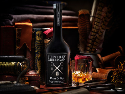 Hercules Mulligan Rum & Rye -  Bottle and On The Rocks
