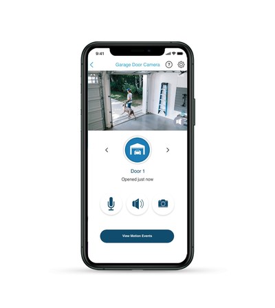 LiftMaster Smart Garage Door Openers' integrated myQ technology enables homeowners to control, secure and monitor the garage door from their smartphone through the myQ app - anytime.